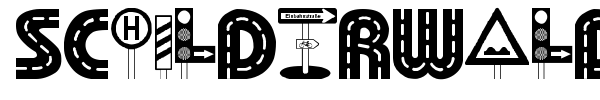 Schilderwald font preview